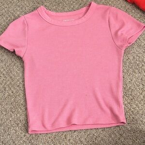 American Eagle Short Sleeve Pink Tee